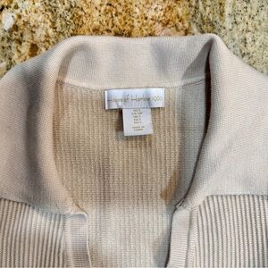 House of Harlow 1960 Cream Cowl-Neck Knit Dress